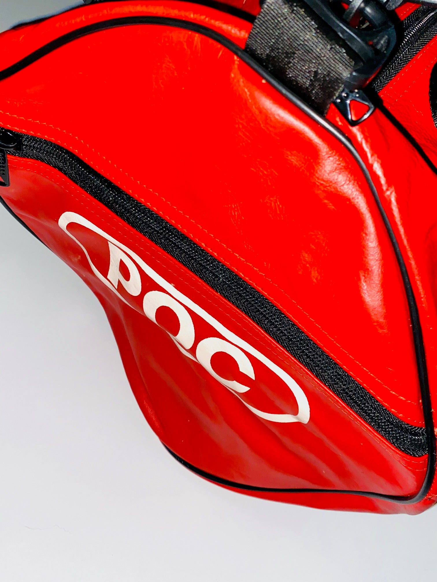 O4D Red 'Applying Pressure' Duffel Bag