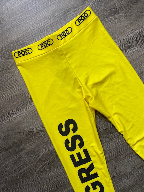 O3D Yellow Sleek-Tech Leggings
