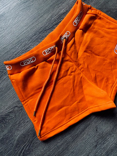 O3D Orange Wool Women's Sweatshort