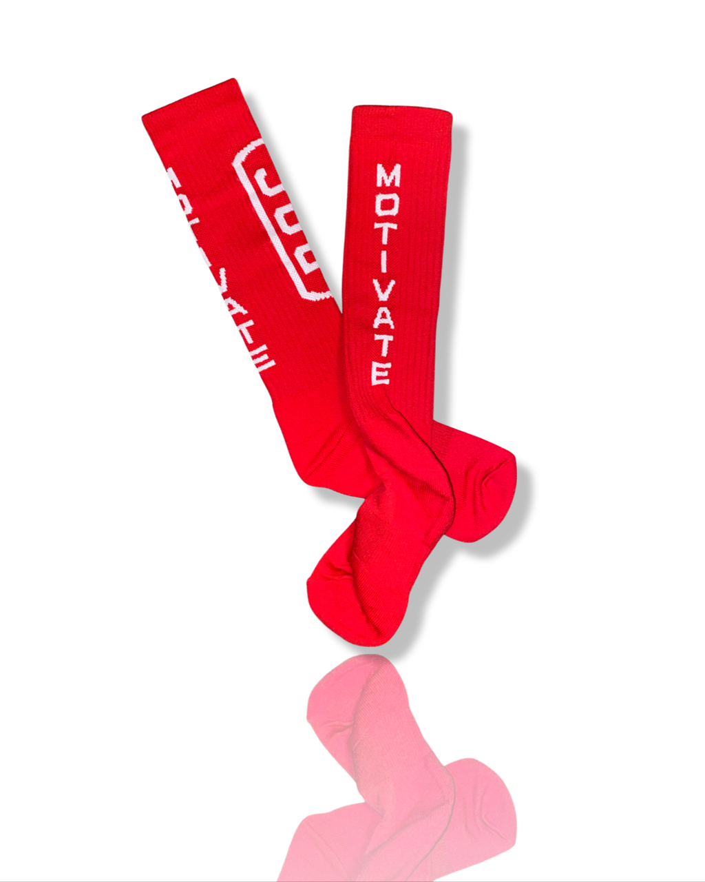 O4D Red Over-the-Calf Socks