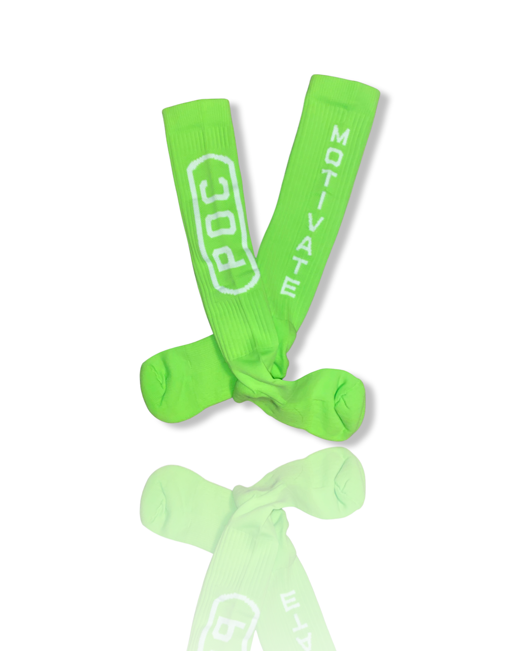 O4D Slimey Green Over-the-Calf Socks