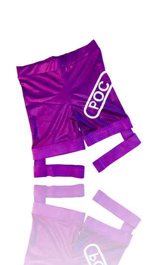 O4D Purple 'Grapes' Biker Set