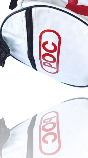 O4D White "Applying Pressure" Duffel Bag