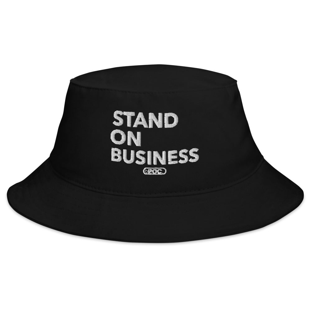 POCA Black 'S.O.B.' Bucket Hat