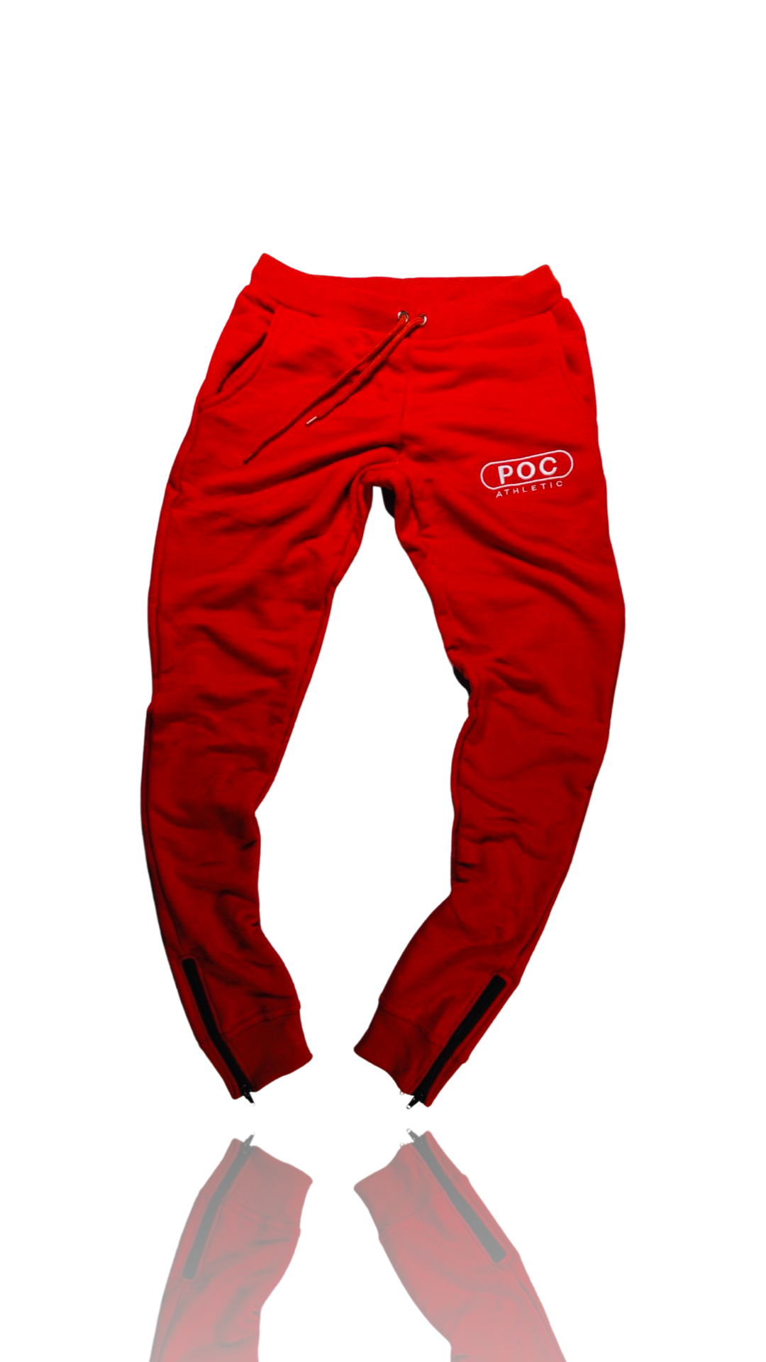 O5D Red Cropped Sweatsuit Set