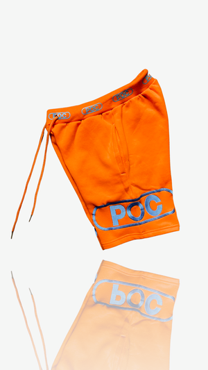 O4D Orange 'Double Up' Sweatshort