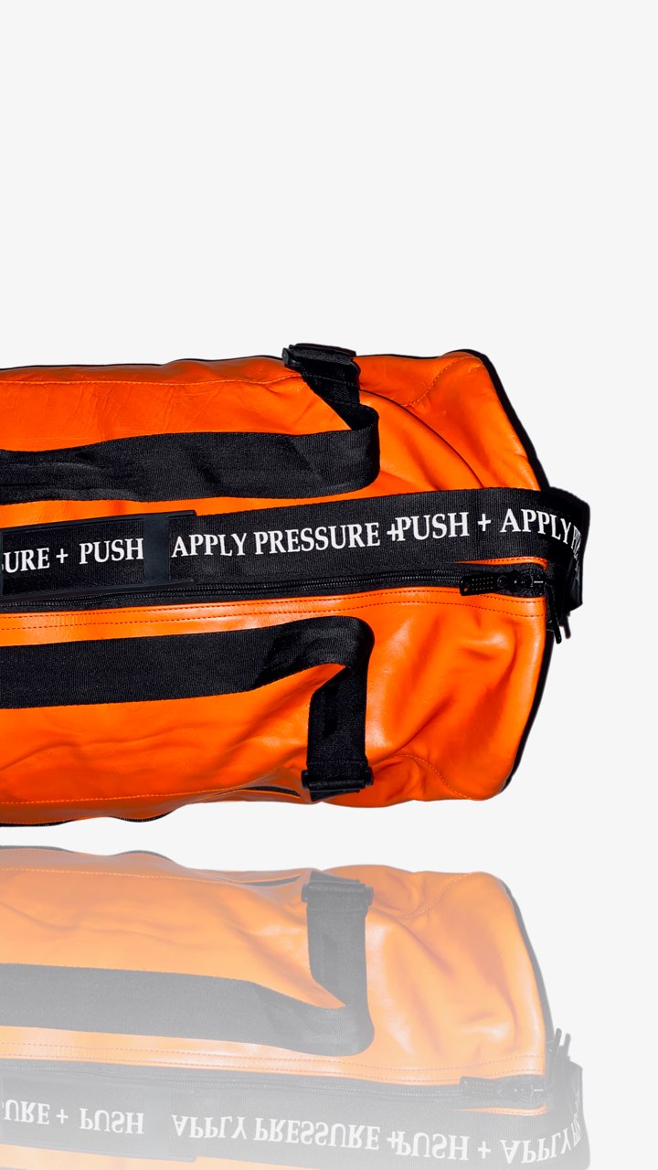 O4D Orange 'Applying Pressure' Duffel