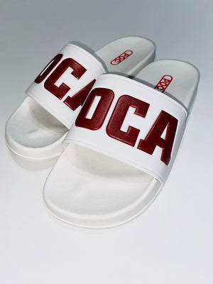 O4D White 'Candy Cane' Slides